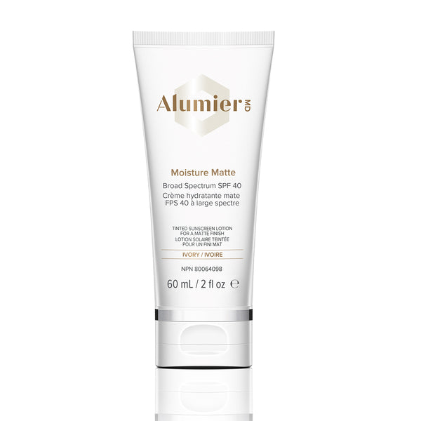 AlumierMD Moisture Matte Broad Spectrum SPF 40 (Tinted Ivory) Sunscreen