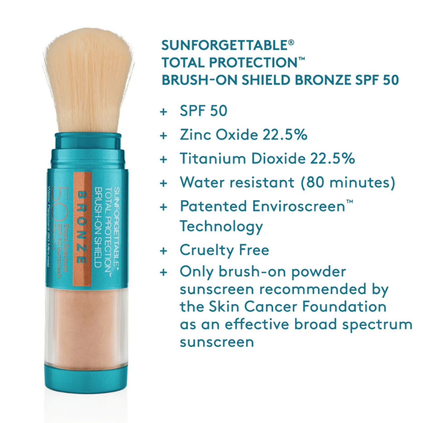 Colorescience Sunforgettable® Total Protection® Brush-On Shield Bronze SPF 50 Powder Formula