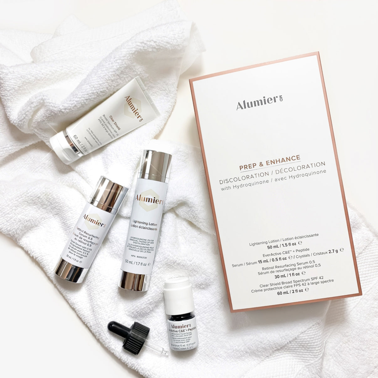 AlumierMD Prep & Enhance Discoloration (with HQ) Collection – Vive SHOP