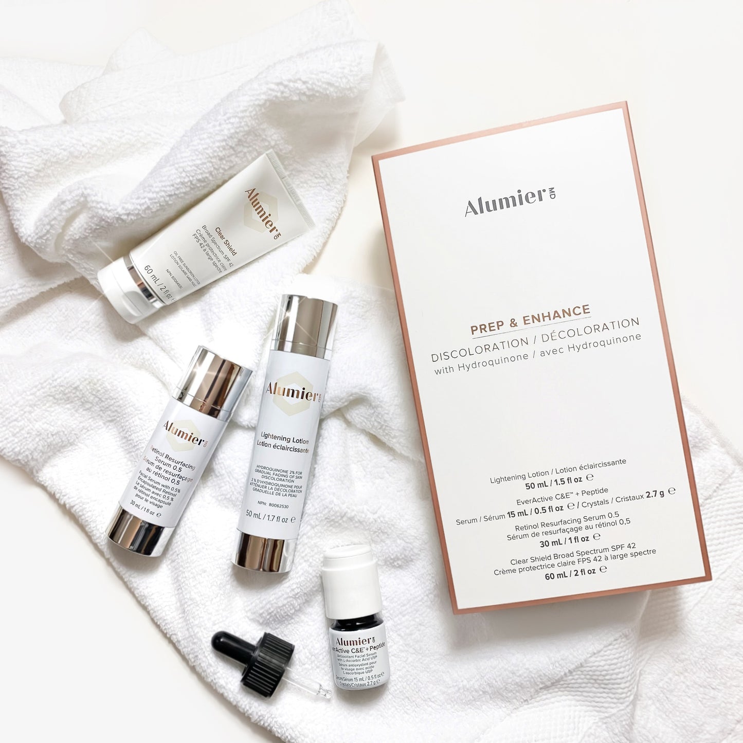 AlumierMD Prep & Enhance Discoloration (with HQ) Collection