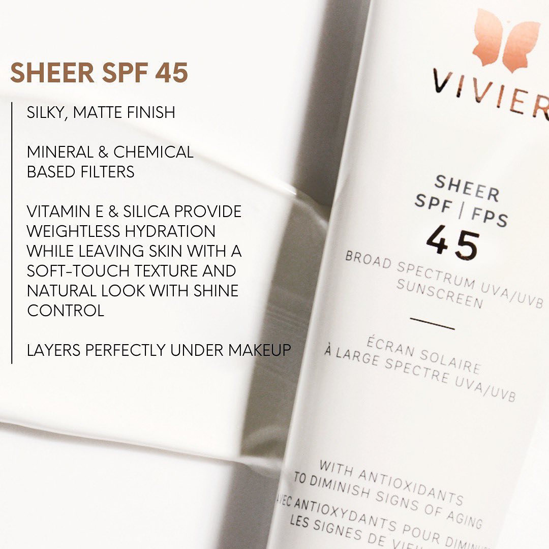 Vivier SHEER SPF 45 Sunscreen